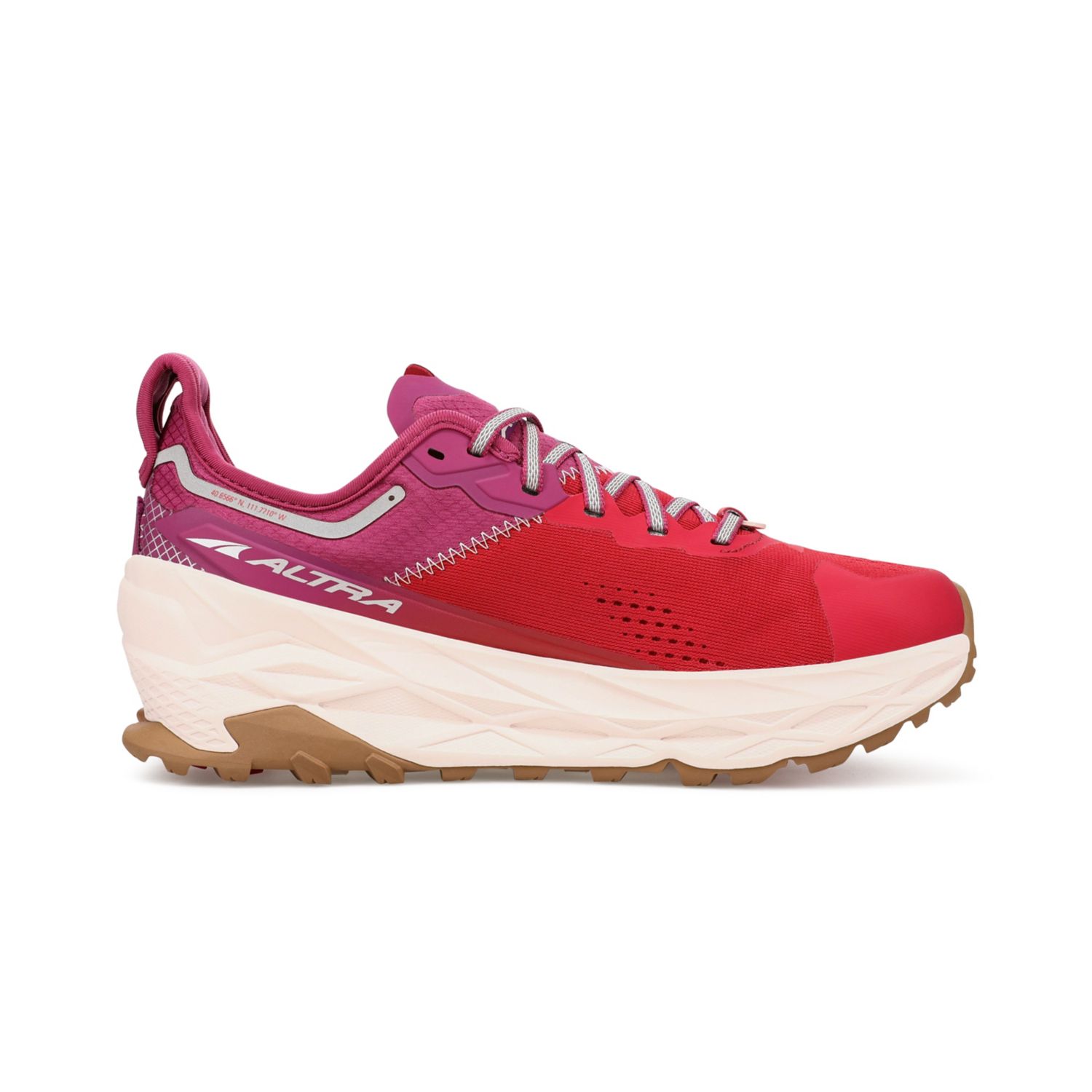 Zapatillas De Trail Running Altra Olympus 5 Mujer Rojas Moradas | Costa Rica-32907469